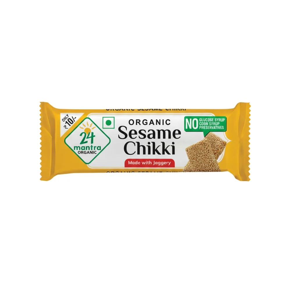 24 MANTRA ORGANIC SESAME CHIKKI 18 GM